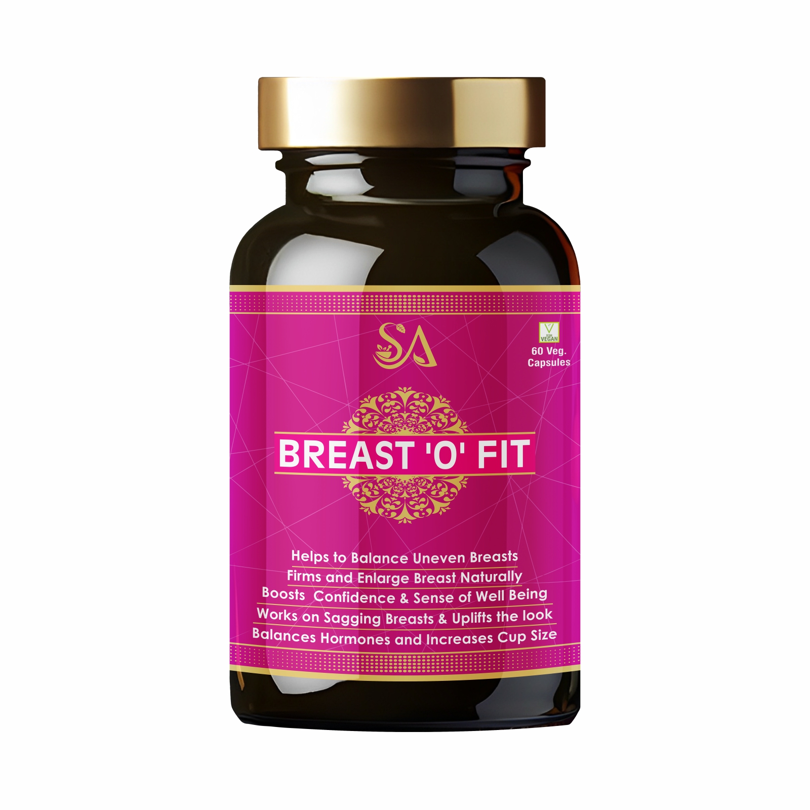 BREAST 'O' FIT(Works on Sagging Breasts & Uplifts The Look, Balances  Hormones and Increases Cup Size, Boosts Confidence & Sense of Well being) –  Sire Ayurveda